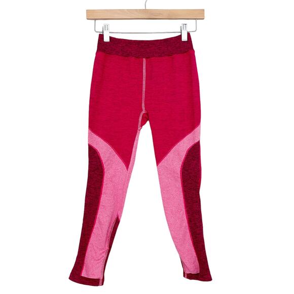 Free People Movement Pink Pop Life Leggings Sz M - Picture 1 of 5